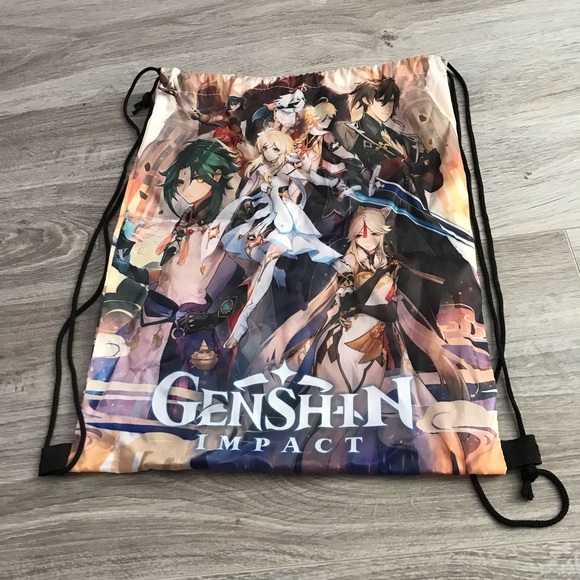 ❤️3X20 Genshin Impact Drawstring Fabric Backpack - Picture 9 of 10